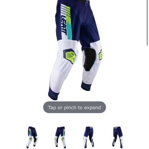 Leatt 4.5 Men's Blue White Motocross Pants